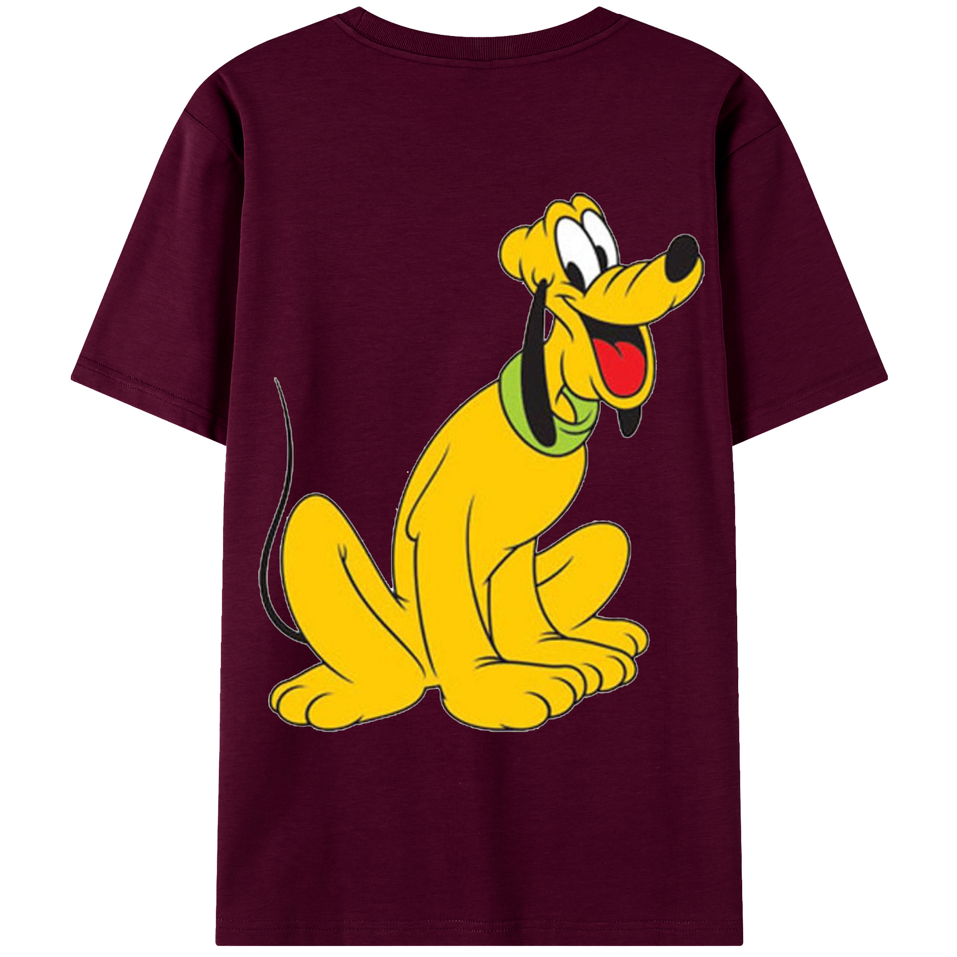 ミッキーマウス Mickey Mouse レディース半袖Tシャツ(バックプリント)